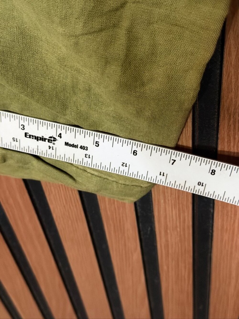 Free People Cargo Pants 4 Womens Green Dirty Wash Button Fly Baggy Bags - Picture 6 of 10